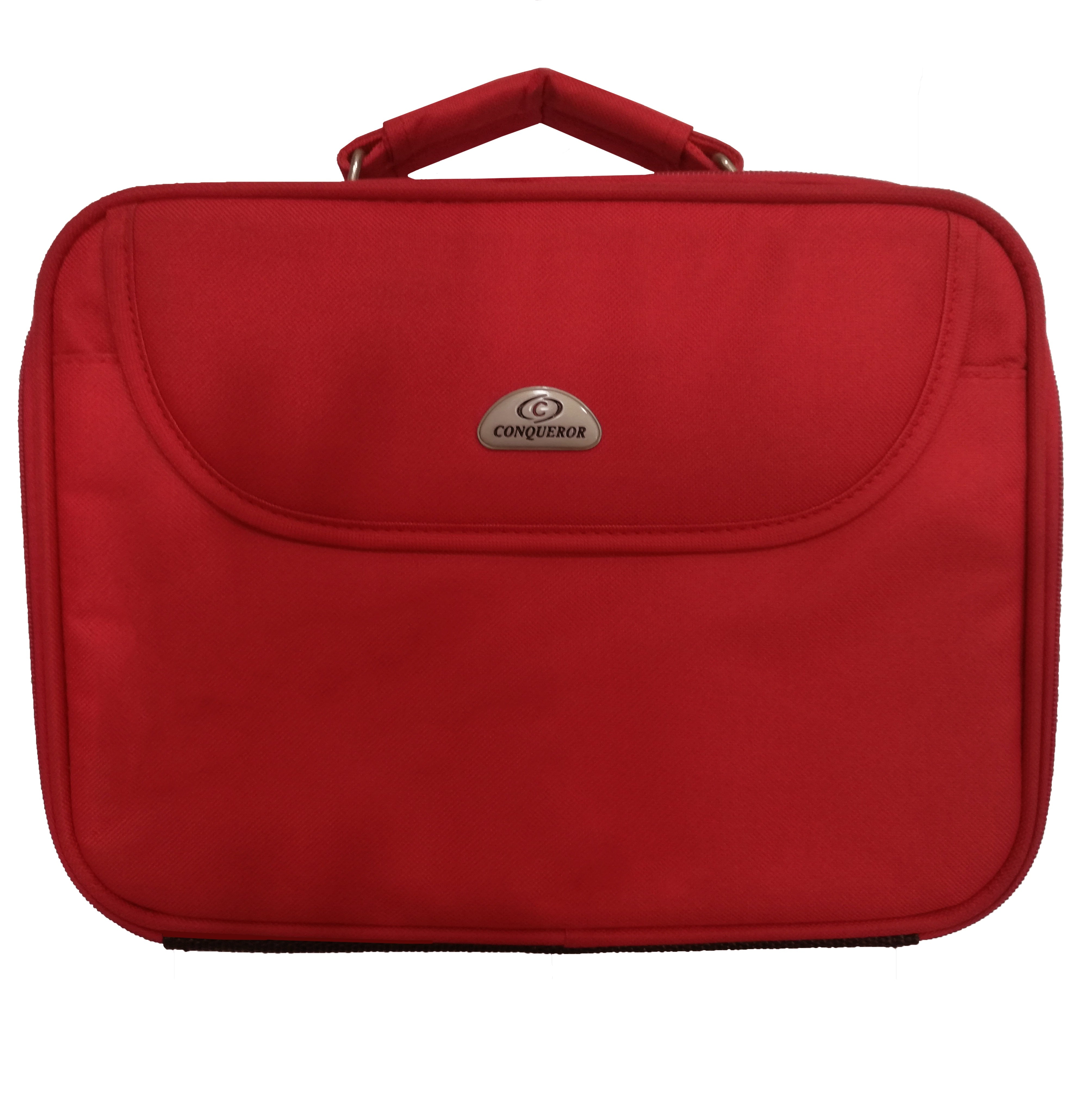 Conqueror Laptop Bag 17.1 Inch with Strap Red